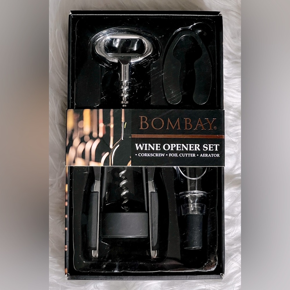 Bombay Wine Opener Set